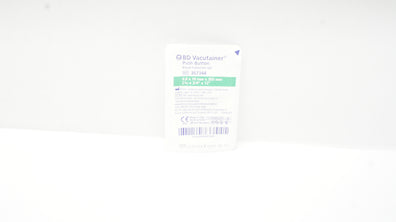 BD 367344 Vacutainer Push Button Blood Collection Set 21G x 3/4inch x 12inch (x)